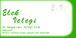 elek velegi business card